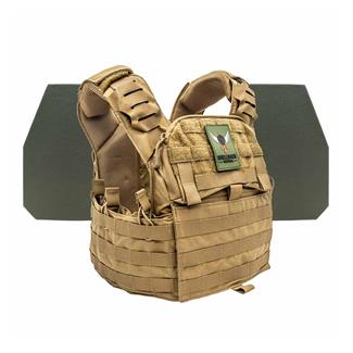 Shellback Tactical Banshee Elite 2.0 Level IV Body Armor Kit / Model L410 Plates Coyote