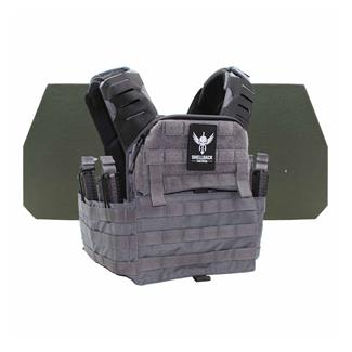 Shellback Tactical Banshee Elite 2.0 Level IV Body Armor Kit / Model L410 Plates Wolf Gray