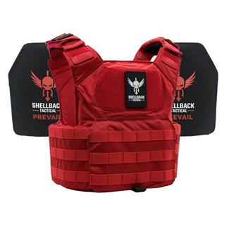 Shellback Tactical Patriot Lightweight Armor System / Level III Model LON-III-P Hard Armor Plates Range Red