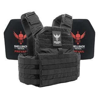 Shellback Tactical Skirmish Lightweight Armor System / Level III Model LON-III-P Hard Armor Plates Black