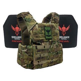 Shellback Tactical Skirmish Lightweight Armor System / Level III Model LON-III-P Hard Armor Plates MultiCam