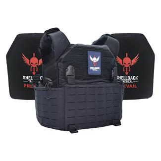 Shellback Tactical Rampage 2.0 Lightweight Armor System / Level III Model LON-III-P Hard Armor Plates Navy Blue