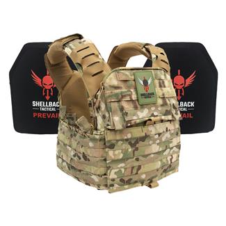 Shellback Tactical Banshee Elite 2.0 Lightweight Armor System / Level III Model LON-III-P Hard Armor Plates MultiCam