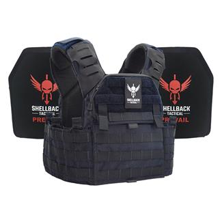 Shellback Tactical Banshee Elite 2.0 Lightweight Armor System / Level III Model LON-III-P Hard Armor Plates Navy Blue