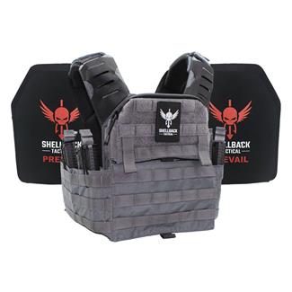 Shellback Tactical Banshee Elite 2.0 Lightweight Armor System / Level III Model LON-III-P Hard Armor Plates Wolf Gray