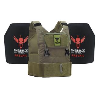 Shellback Tactical Stealth 2.0 Lightweight Armor System / Level III LON-III-P Plates Ranger Green