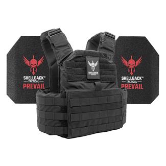 Shellback Tactical Skirmish Active Shooter Kit / Level III Model AR1000 Armor Plates Black