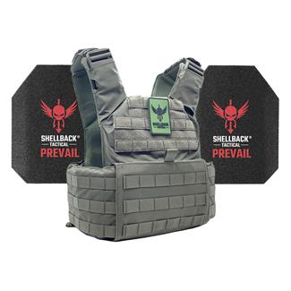Shellback Tactical Skirmish Active Shooter Kit / Level III Model AR1000 Armor Plates Ranger Green