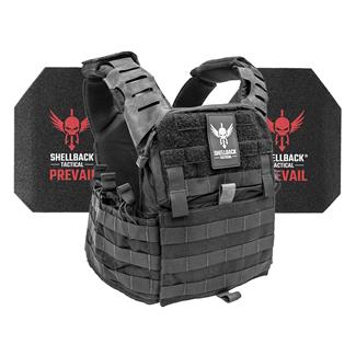 Shellback Tactical Banshee Elite 2.0 Active Shooter Kit / Level III Model AR1000 Armor Plates Black