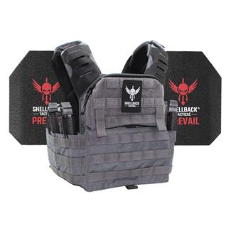 Shellback Tactical Banshee Elite 2.0 Active Shooter Kit / Level III Model AR1000 Armor Plates Wolf Gray