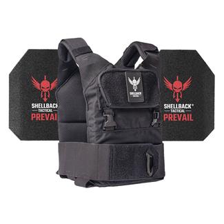 Shellback Tactical Stealth 2.0 Active Shooter Kit / Level III Model AR1000 Armor Plates Black