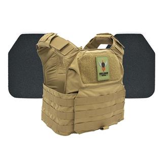Shellback Tactical Patriot Body Armor Kit / Level III+ P5mmSAO Armor Plates Coyote