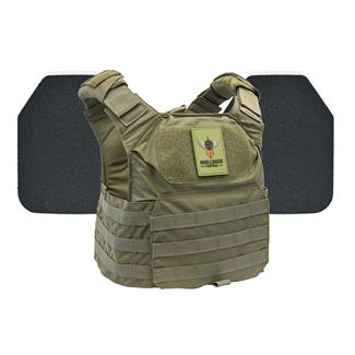 Shellback Tactical Patriot Body Armor Kit / Level III+ P5mmSAO Armor Plates Ranger Green