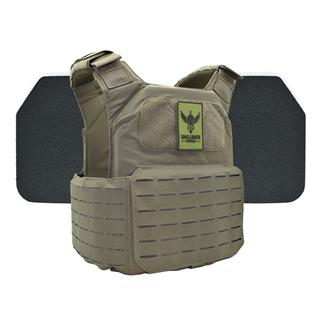 Shellback Tactical Shield 2.0 Body Armor Kit / Level III+ P5mmSAO Plates Ranger Green