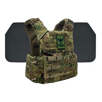 Shellback Tactical Skirmish Body Armor Kit / Level III+ P5mmSAO Plates MultiCam