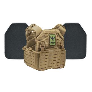Shellback Tactical Rampage 2.0 Body Armor Kit / Level III+ P5mmSAO Plates Coyote