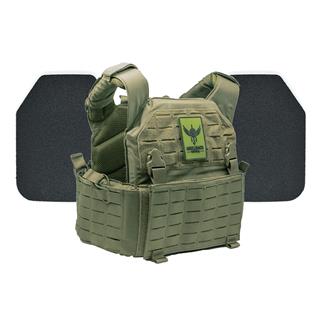 Shellback Tactical Rampage 2.0 Body Armor Kit / Level III+ P5mmSAO Plates Ranger Green