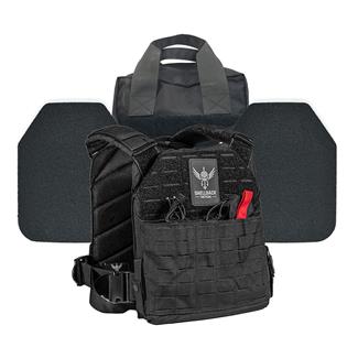 Shellback Tactical Defender 2.0 Active Shooter Armor Kit / Level III+ P5mmSAO Armor Plates Black