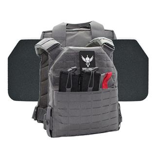 Shellback Tactical Defender 2.0 Active Shooter Armor Kit / Level III+ P5mmSAO Armor Plates Wolf Gray