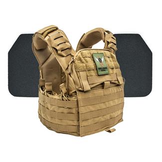 Shellback Tactical Banshee Elite 2.0 Body Armor Kit / Level III+ P5mmSAO Armor Plates Coyote