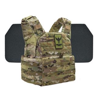 Shellback Tactical Banshee Body Armor Kit / Level III+ P5mmSAO Armor Plates MultiCam