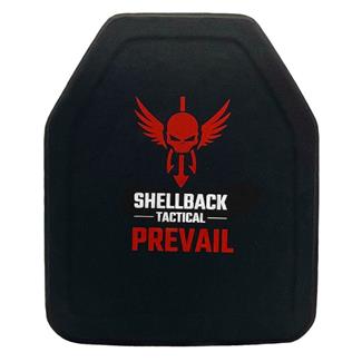 Shellback Tactical Prevail Series Level IV Multi Curve 10 x 12 Hard Armor Plate - Model 4SICMH Black