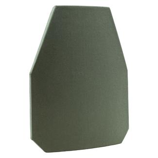 Shellback Tactical Prevail Series Level IV 10 x 12 Swimmers Cut Hard Armor Plate - Model L410 Ranger Green