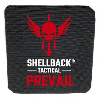 Shellback Tactical Prevail Series Level IV Single Curve 6 x 6 Hard Armor Plate - Model 4S17 Black