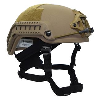 Shellback Tactical Level IIIA Spec Ops ACH High Cut Ballistic Helmet Coyote