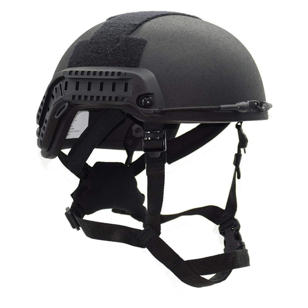 Shellback Tactical Level IIIA Spec Ops ACH High Cut Ballistic Helmet / Rails, Velcro and Ratchet Harness