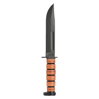 Ka-Bar Dog's Head Utility Brown Plain Edge