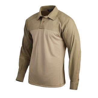 Men's Vertx Long Sleeve Fusion Flex Hybrid Shirt Desert Tan