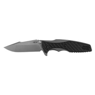 Zero Tolerance Carbon Fiber Flipper Black Plain Edge