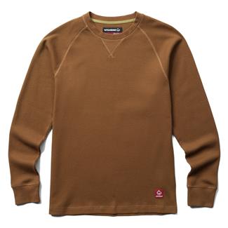 Men's Wolverine Walden II Long Sleeve Thermal Crew Pecan