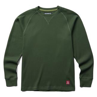 Men's Wolverine Walden II Long Sleeve Thermal Crew Grove Green