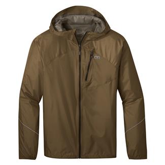 Men's Outdoor Research Helium Rain Jacket Coyote