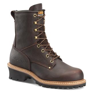 Women's Carolina Elm Steel Toe Logger Boots Brown