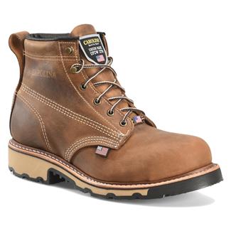 Men's Carolina 6" Ferric USA Work Boots Brown