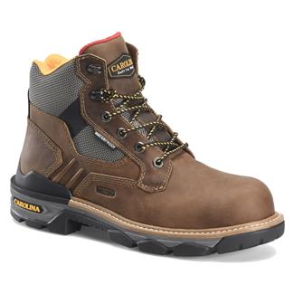 Men's Carolina 6" Cancellor Composite Toe Waterproof Work Boots Brown