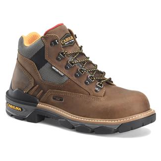 Men's Carolina 5" Constructor Composite Toe Waterproof Hiker Boots Brown