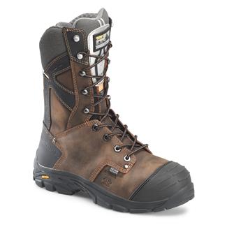 Men's Matterhorn 10" Mainstay Aluminum Toe Waterproof Boots Dark Brown