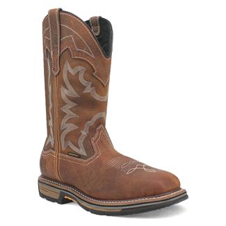 Men's Dan Post Wasatch Steel Toe Waterproof Boots Brown