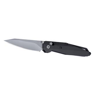 Columbia River Knife & Tool LCBK Crossbar Lock Black Plain Edge