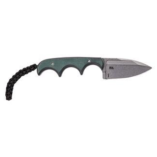 Columbia River Knife & Tool Minimalist Spear Point Plain Edge Black