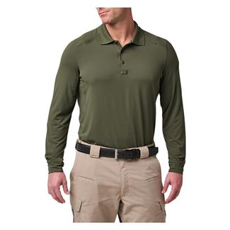 Men's 5.11 Helios Long Sleeve Polo TDU Green
