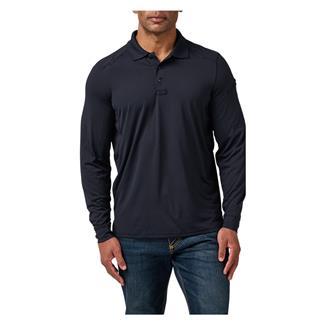 Men's 5.11 Helios Long Sleeve Polo Dark Navy