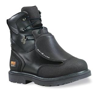 Men's Timberland PRO 8" Met Guard Steel Toe Waterproof Boots Black