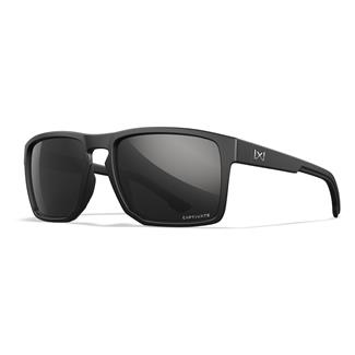 Wiley X Founder Matte Black (frame) - Captivate Polarized Black Mirror (lens)