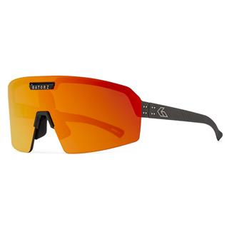 Gatorz Havok Graphite Engraved Logo (frame) - Rose / Sunburst Mirror (lens)