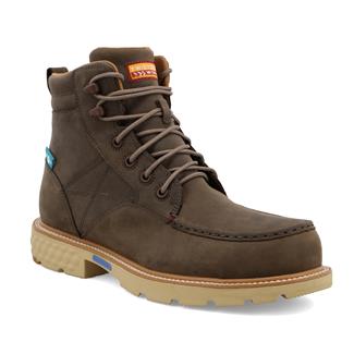 Men's Twisted X 6" Waterproof Composite Toe Work Boots Shitake